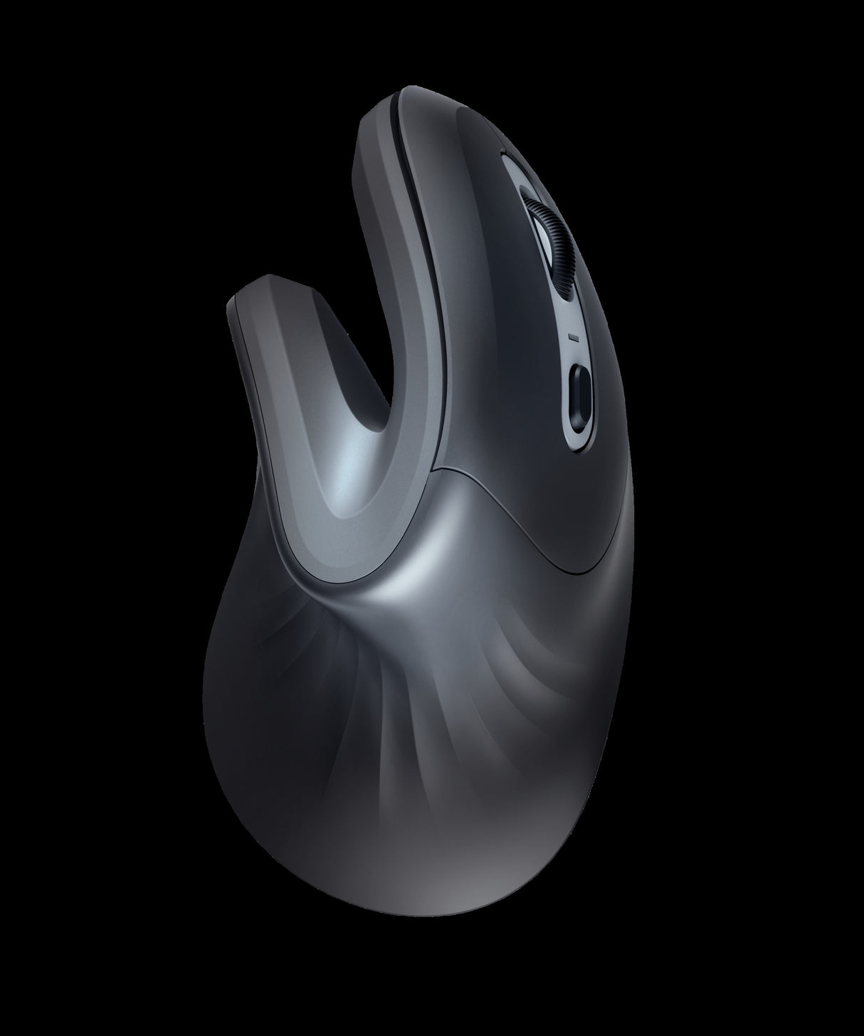 Trust mouse ergonomico color negro inalambrico vertical - 23507