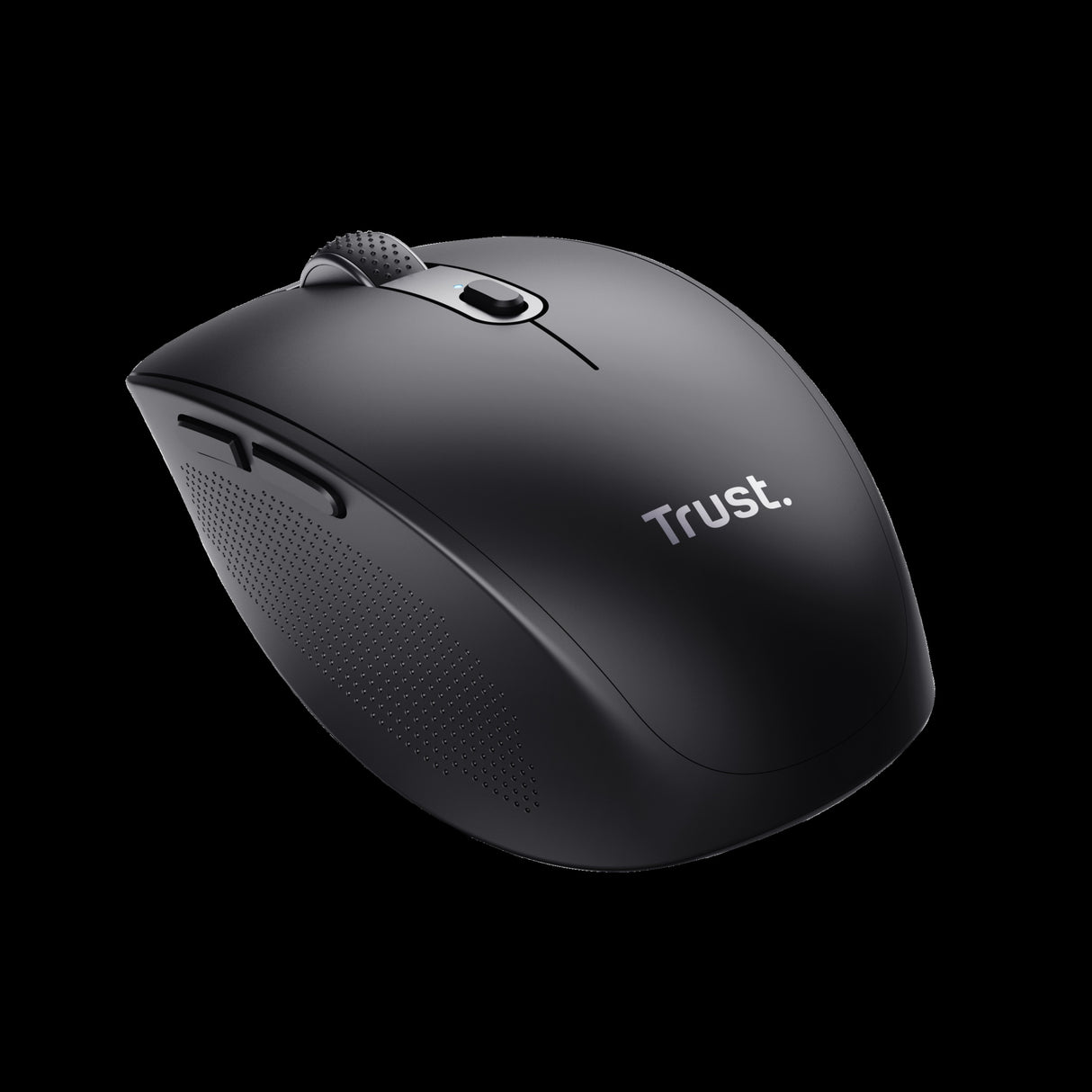 Trust mouse inalambrico recargable color negro silencioso - 24819
