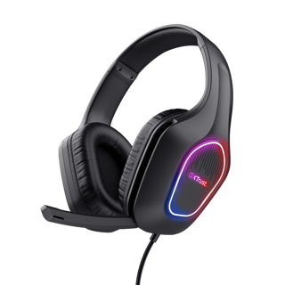 Trust audifonos alambricos gamer iluminacion led multicolor - 25331