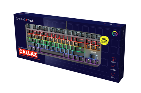 Trust teclado mecanico gamer en español iluminado - 24407