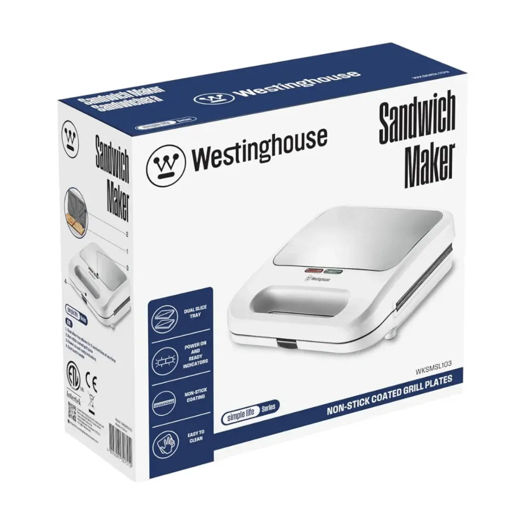 Westinghouse sandwichera blanca - WKSMSL103