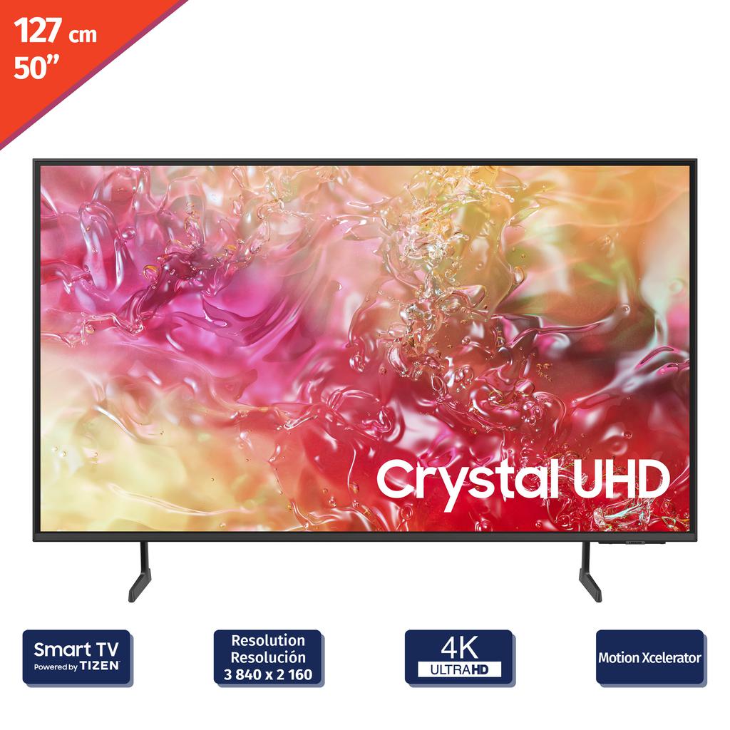 Pantalla Smart UHD 4K Samsung 50 pulgadas UN50DU7000PXPA | Bluetooh | Wi-Fi | HDR |Tizen| SmartThings | Crystal Processor 4K
