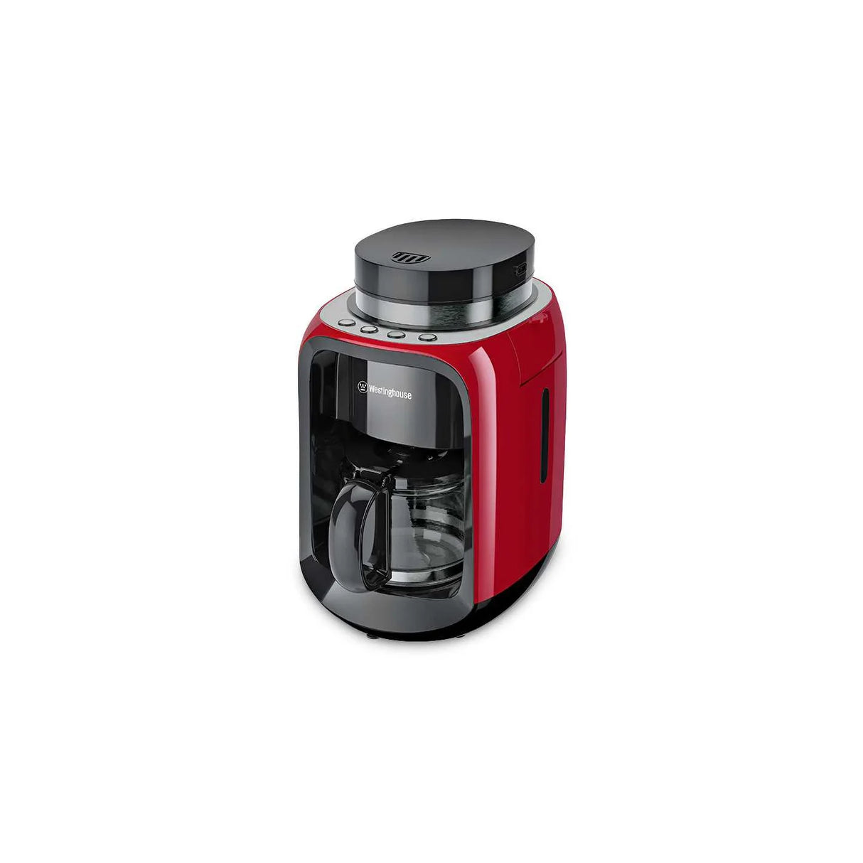 Westinghouse cafetera con moledor café 2 en 1 roja - WKCM256
