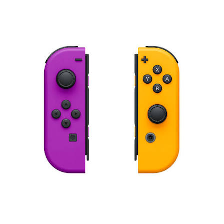 Control Nintendo Switch Joy-Con L/R Neon Purple/Orange HAC-A-JAQAA