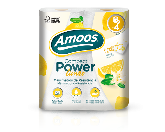 Amoos toalla de cocina two pack 83 H aroma limon paq 12 und - C622002