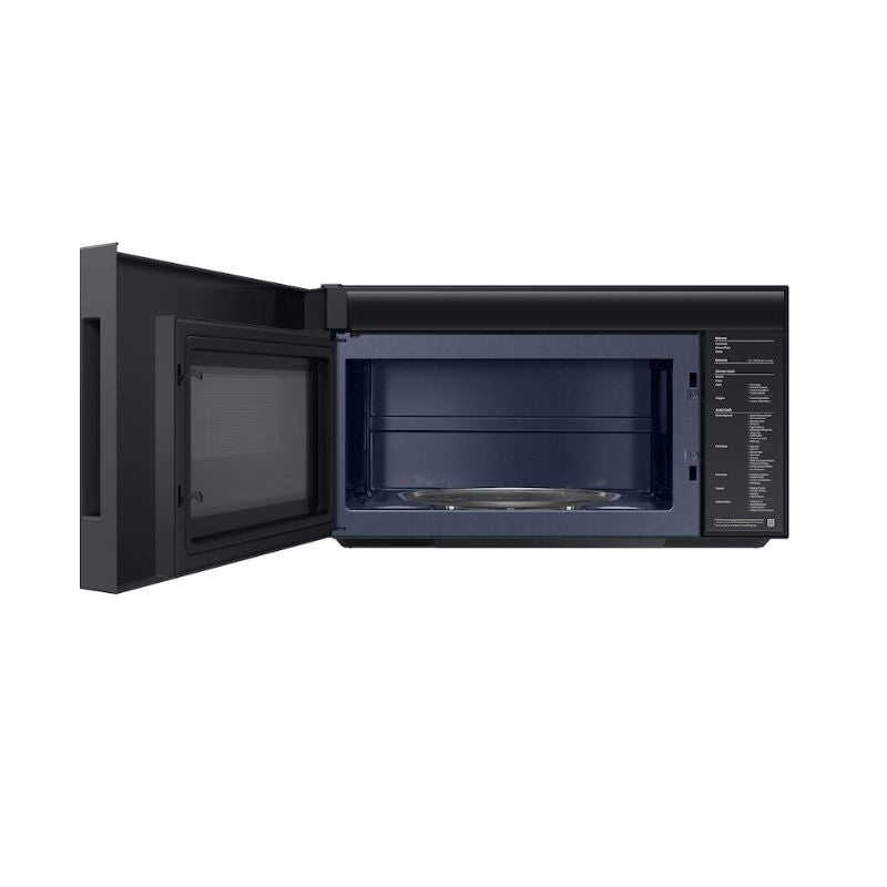 Microwave OTR 2.1 Cu. Ft. Bespoke In White Glass/ Empotrable WIFI