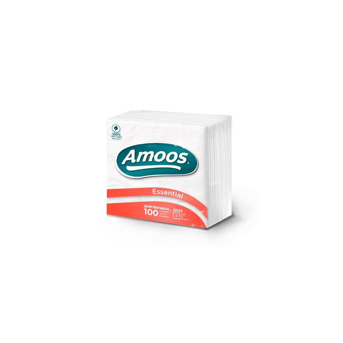 Amoos servilleta Essential 22X22 cm P100 C2 paq x 24 - T622059