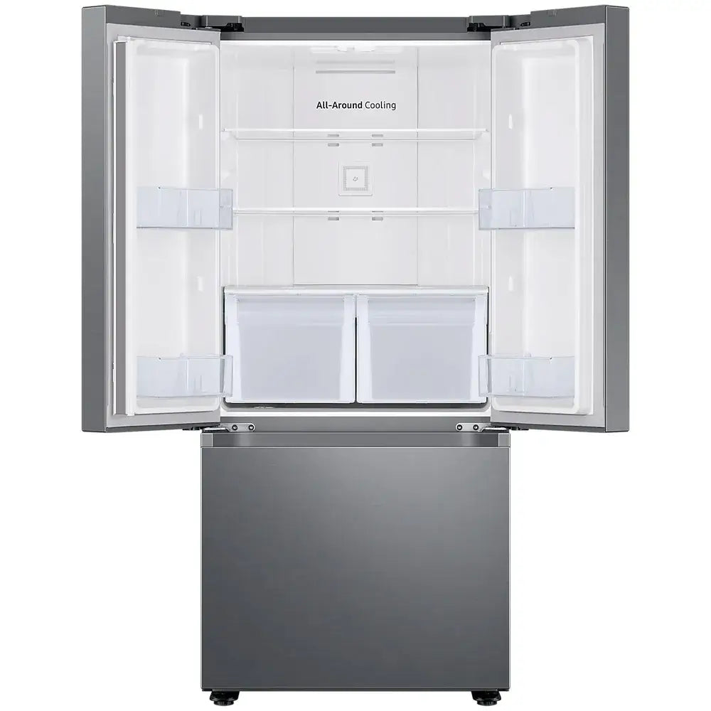 Refrigerador 22 Pies 3 Door con dispensador Plateado Mate
