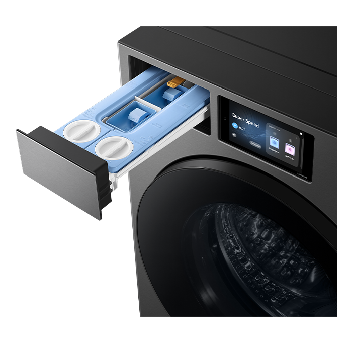 Lavadora 26 Kg Carga Frontal Touch Screen Negra