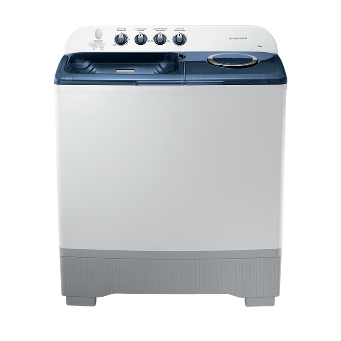 Lavadora doble 18 kg carga superior blanca