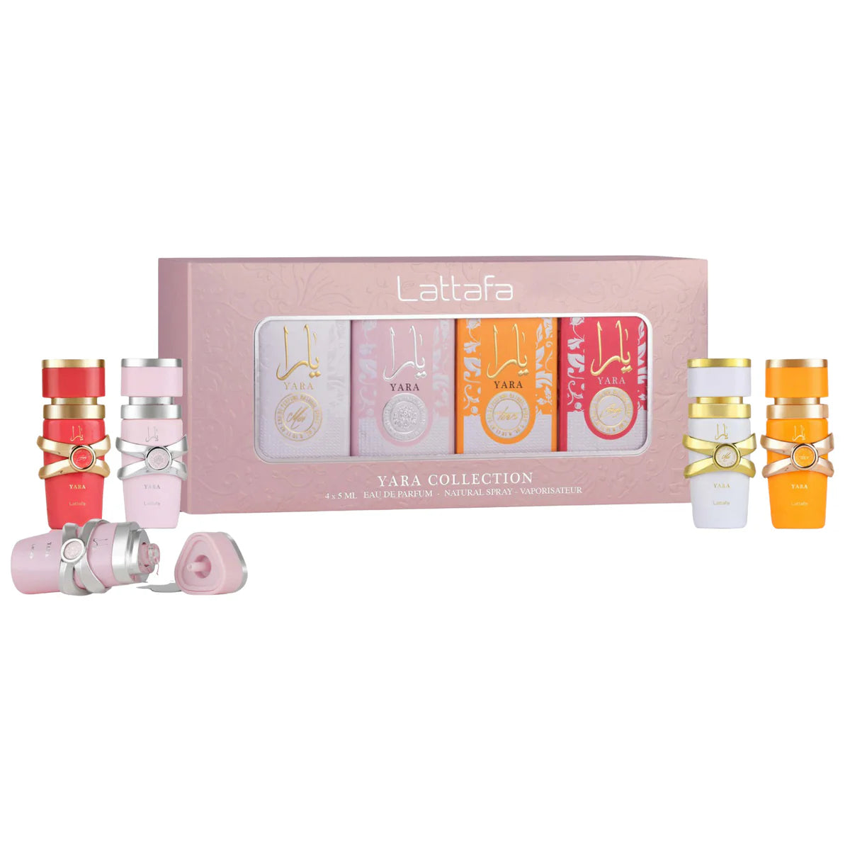 SET LATTAFA YARA COLLECTION 4PZS 5ML