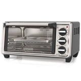 Black+Decker Horno tostador de 4 rebanadas convección natural, TO4130-0SDLA
