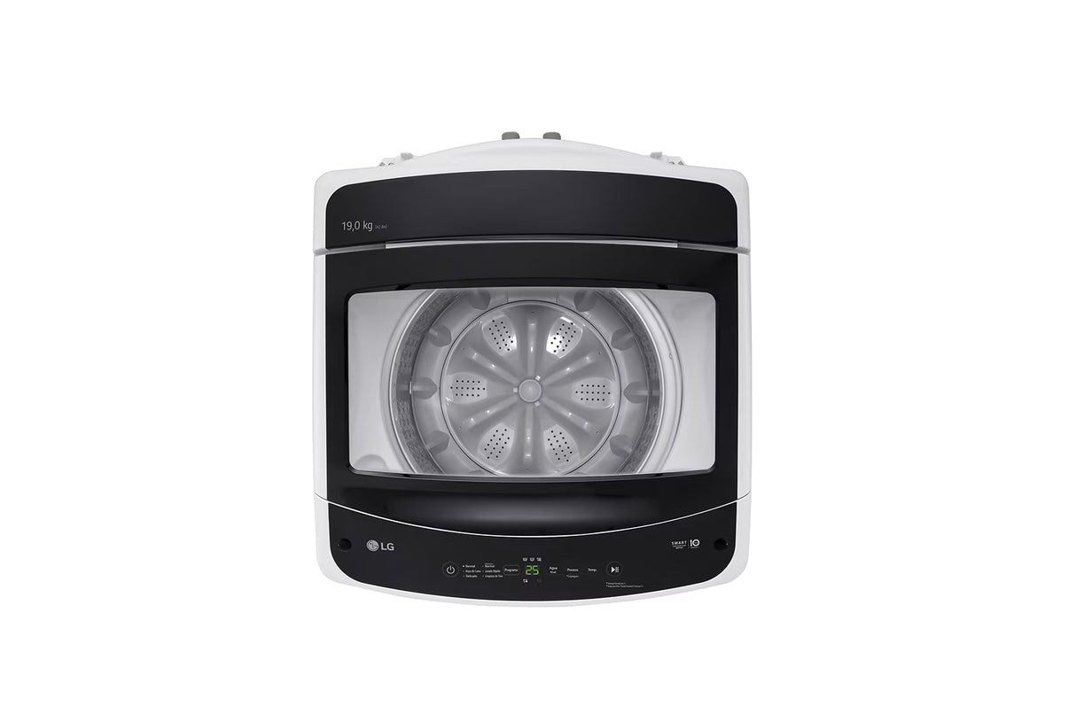 LG Lavadora Carga Superior 19Kg TurboDrum™ Smart Diagnosis™ color Blanco WT19WVTM