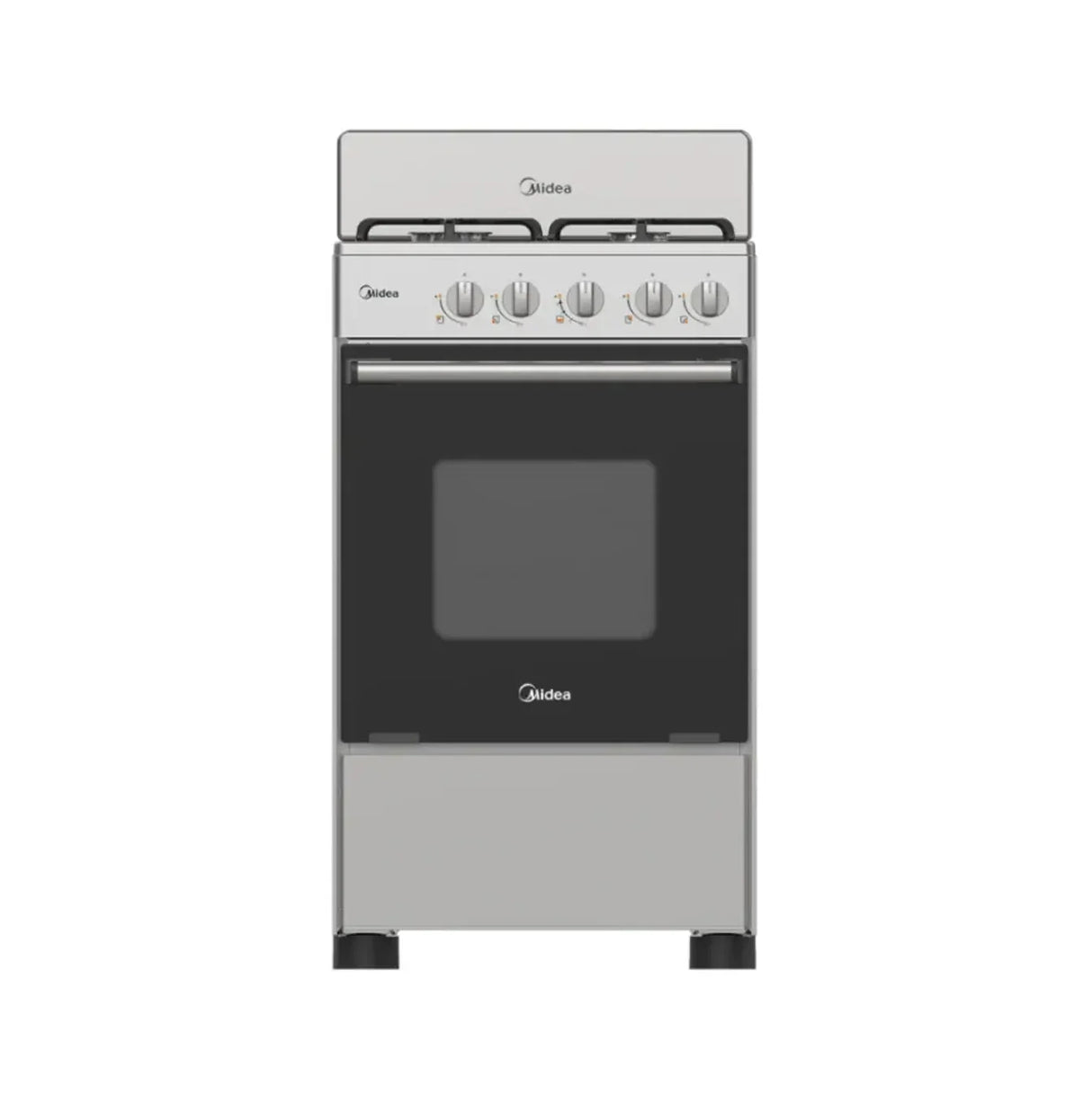 MIDEA cocina a gas 20 pulgadas 4 quemadores hierro fundido MGS20F0BKAGG-CA