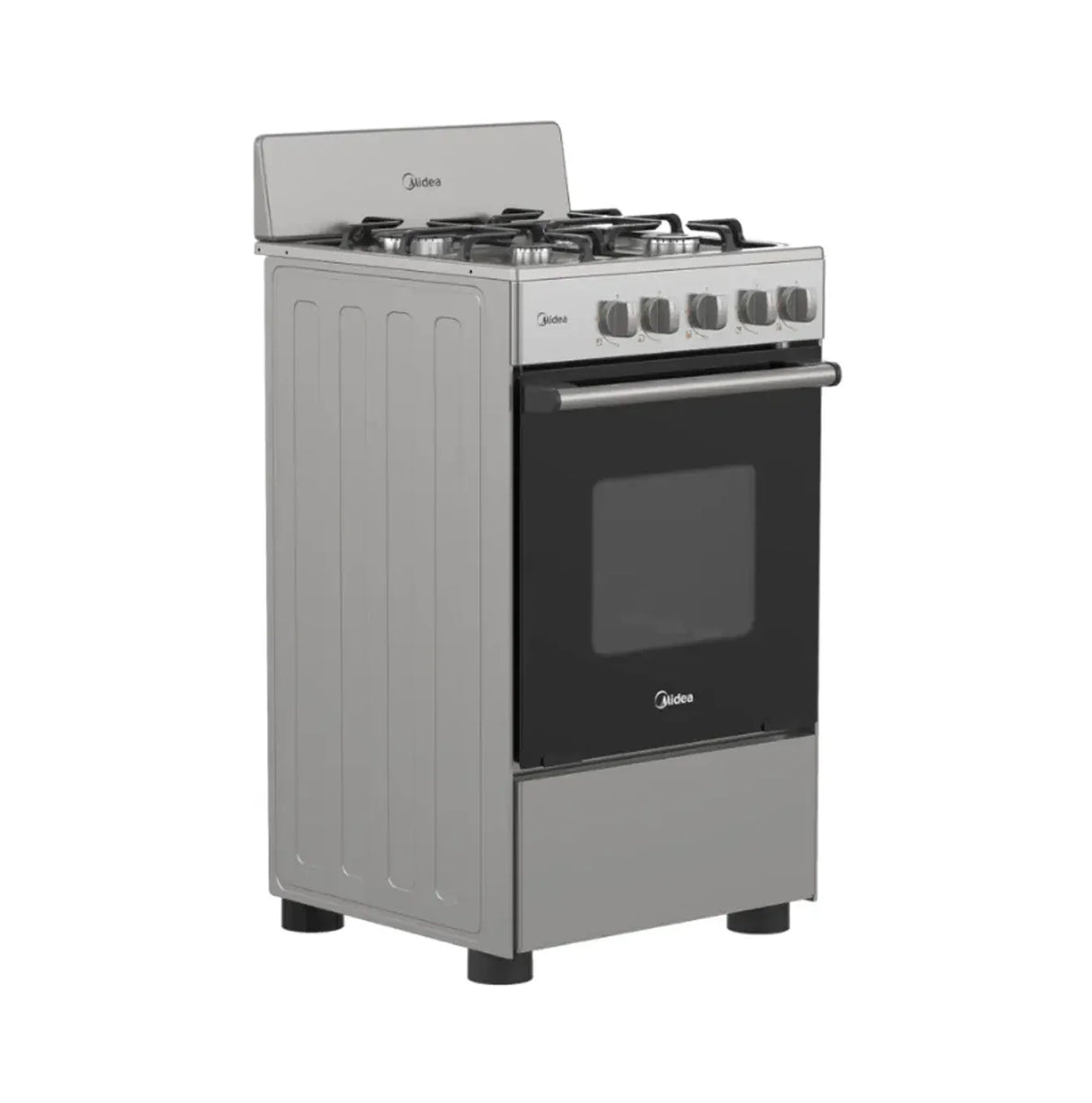 MIDEA cocina a gas 20 pulgadas 4 quemadores hierro fundido MGS20F0BKAGG-CA
