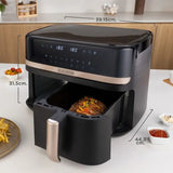 Black + Decker freidora de aire 9L purifry digital color negro - AFBD92-1BDLA