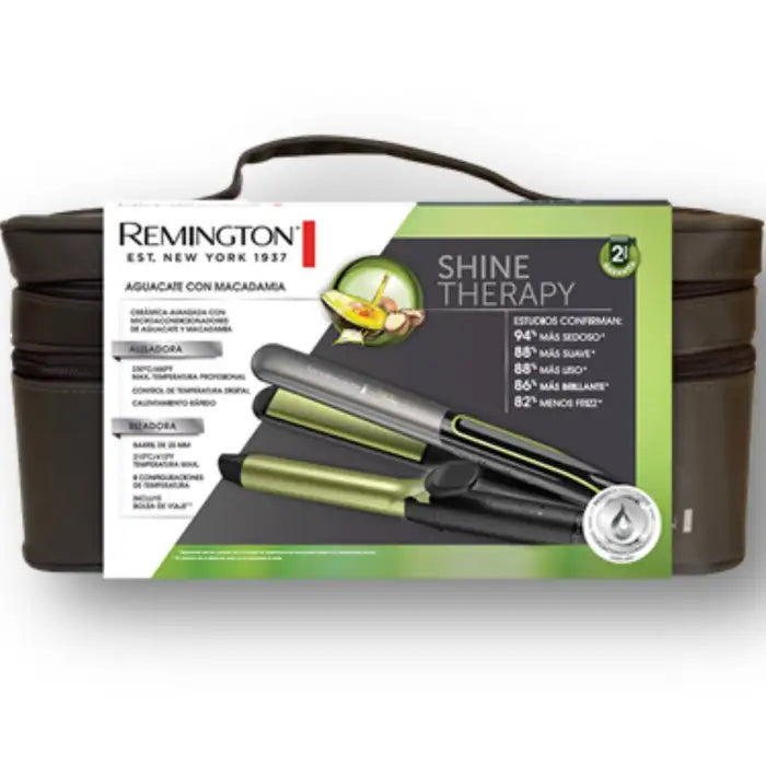 Remington combo alisadora+rizadora terapia aguacate S12A-CI11AF (110) BD00335