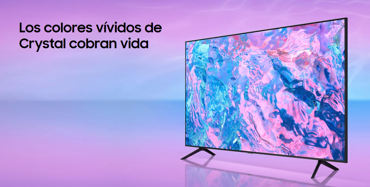 Samsung Pantalla Televisor Smart TV 65""  UHD  Series  CU7000" 4K