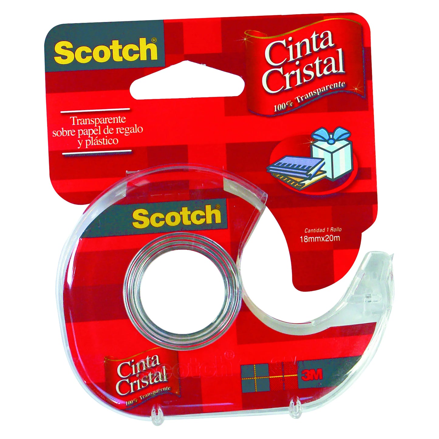 3M CINTA ADHESIVA CRISTAL 19MMX20M CAJA