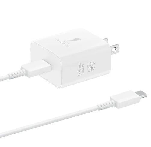 Importado Cubo de Carga Rápida 25W Blanco (con cable) WHITE