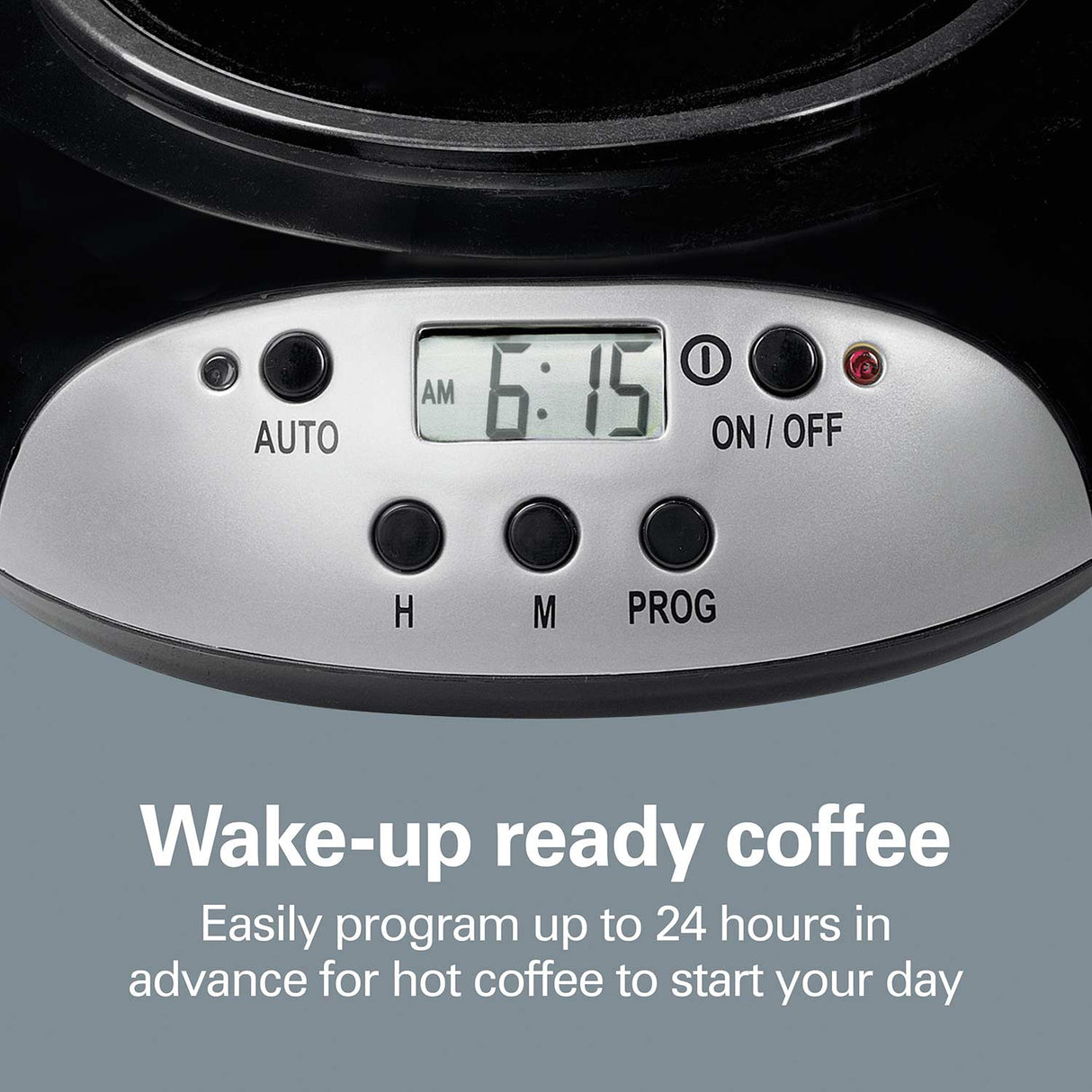 HB Clock Coffeemaker, 49465RG