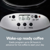 HB Clock Coffeemaker, 49465RG