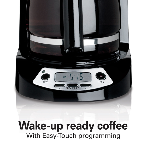 HB Coffeemaker Black 12 Cup 49615