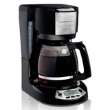 HB Coffeemaker Black 12 Cup 49615