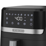 Black + Decker Freidora Aire PURIFRY™5.5L Dig Negra AFBD62-1BDLA