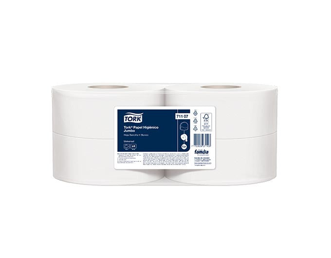 PAPEL HIGIENICO JUMBO 400M PACK 6UND