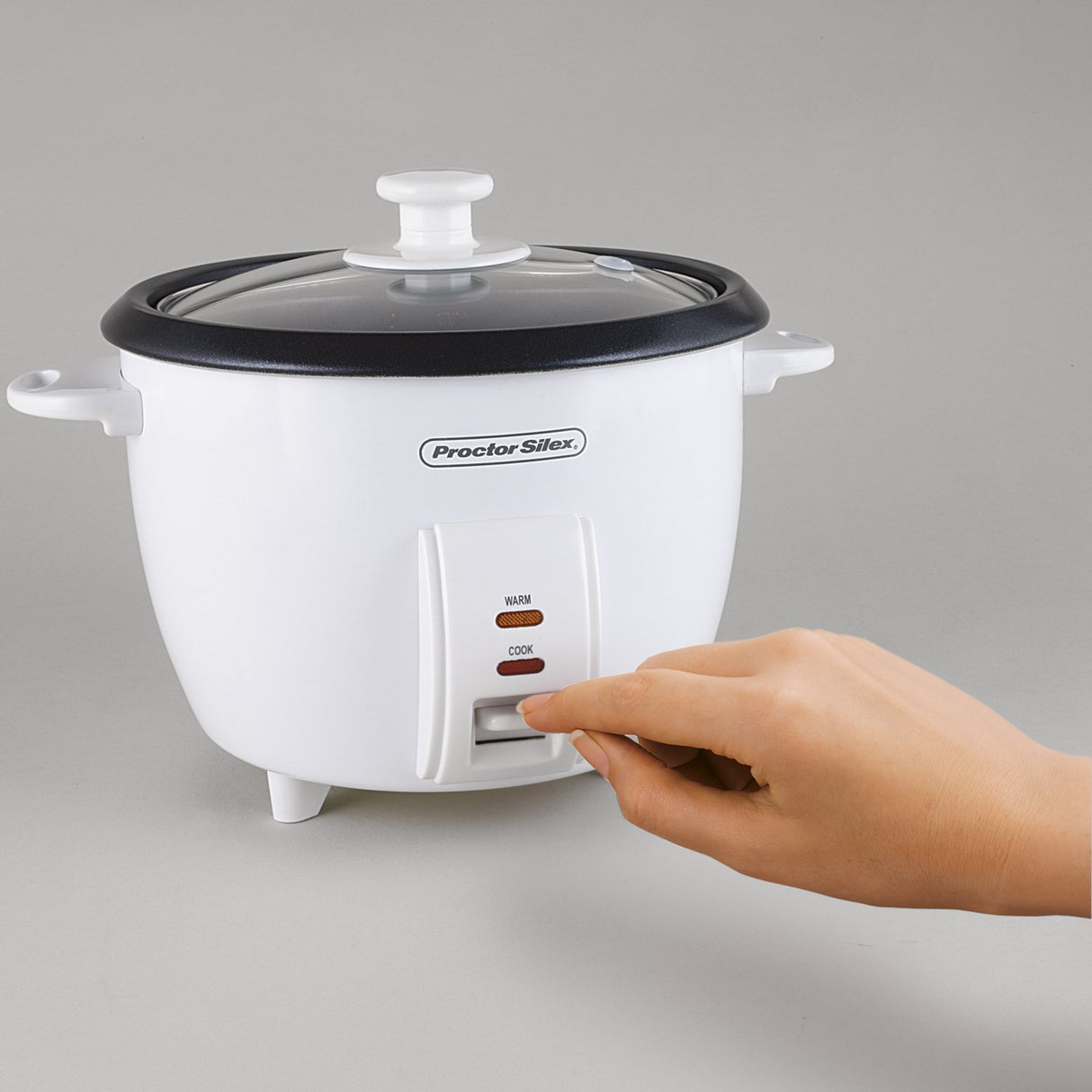 HB Proctor Silex 10 Cup Glass Lid Rice Cooker 37533MN