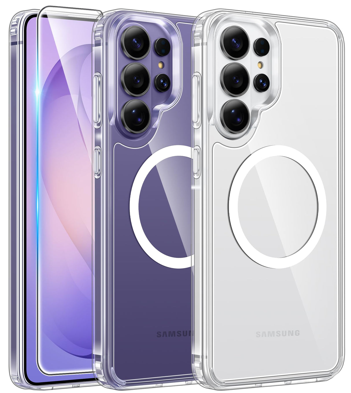 Cover S26 Ultra Clear Magnet