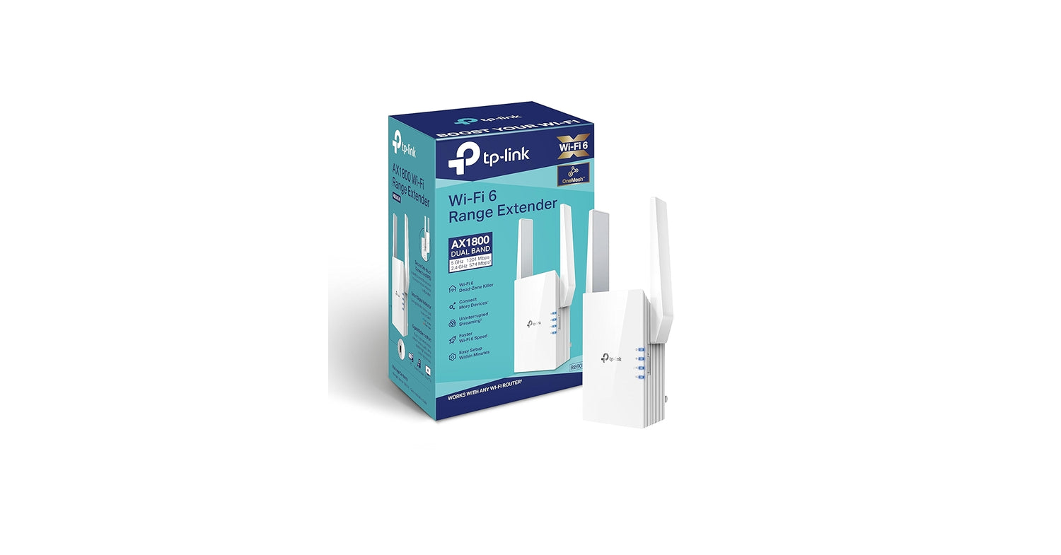 TP-link extensor de red wifi 6 mesh AX1800-RE605X