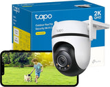 TP-link camara de vigilancia Wi-Fi para exteriores con vision nocturna a color y detección IA Avanzada - Tapo C520WS