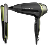 Remington combo alisadora y secador terapia de aguacate S12A-D13A (110) F  BD00274