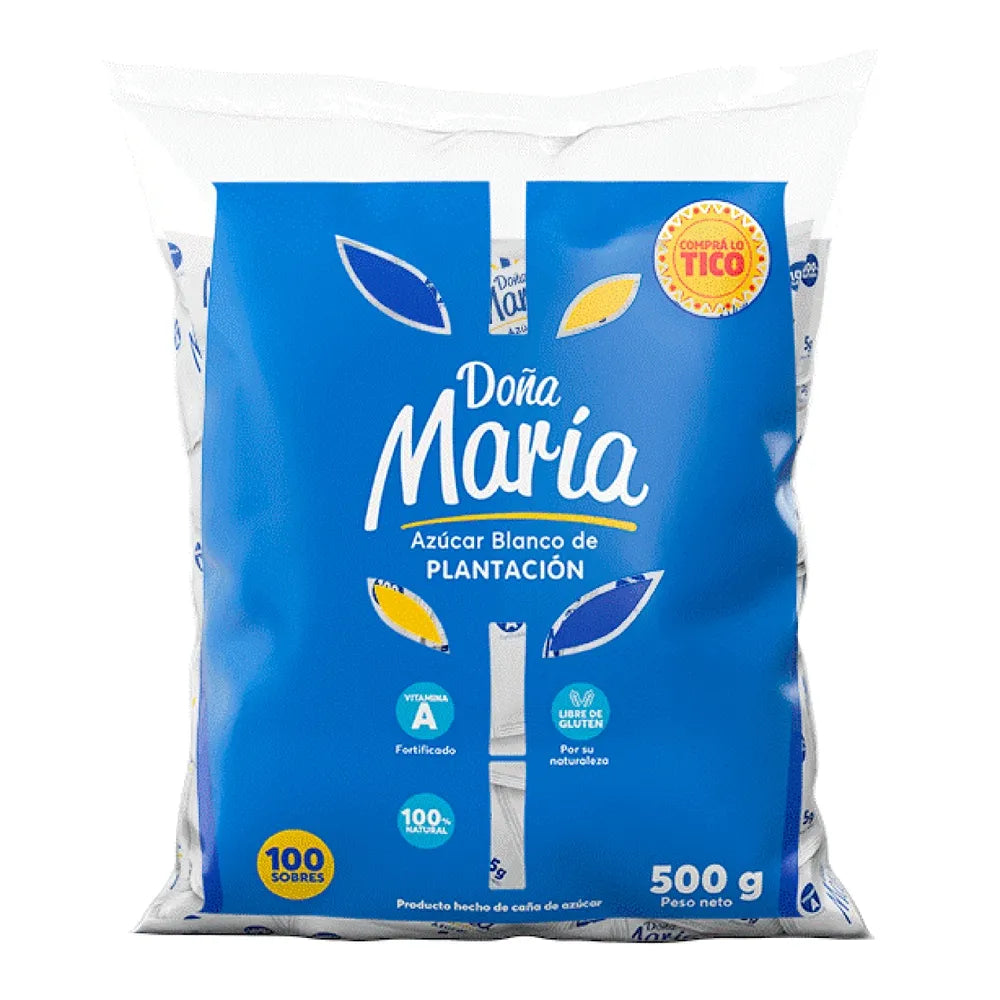 Azúcar Doña María 100% Natural 100 SOBRES - 500 g