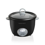 HB  20 Cup Blk Glass Lid Rice Ckr 37542