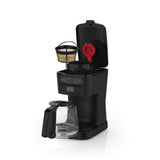 Black + Decker cafetera 12 tazas programable color gris plata  - CM0322-0SDLA
