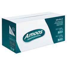Amoos toalla de manos Interfoliada 21x25 caja 20 uds N622500,0