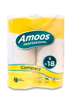 Amoos papel higiénico doble hoja super confort 45m 6 rollos Bulto 15 unidades -H604500,1