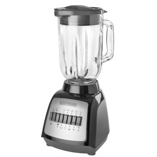 Black + Decker licuadora 10 veloc jarra vidrio 550w negra BLBD210GB