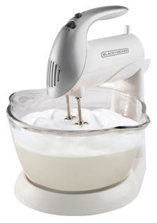 Black + Decker batidora de pedestal 250w con tazon blanca MX900