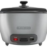 Black + Decker olla arrocera 20 tz cocidas gris RC5200M