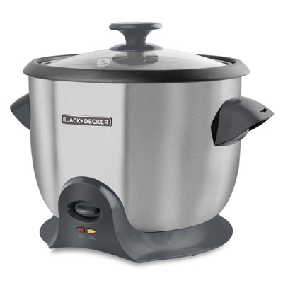 Black + Decker olla arrocera 20 tz cocidas inox RC620SS