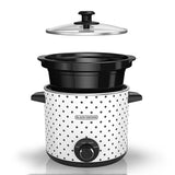 Black + Decker olla de coccion lenta 4l blanca-negro SC1004D