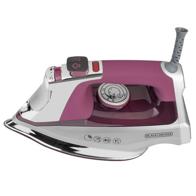 Black + Decker plancha de vapor suela de titanio digital D3035