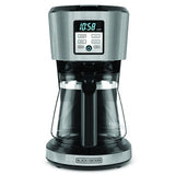 Black + Decker cafetera 12 tazas inox digital CM1331S-LA