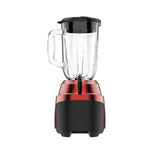 Black + Decker Licuadora Rojo Acero Inoxidable 700 Watts, 8 Veloc. Jarra vidrio 1.25L BL0876-2RDLA