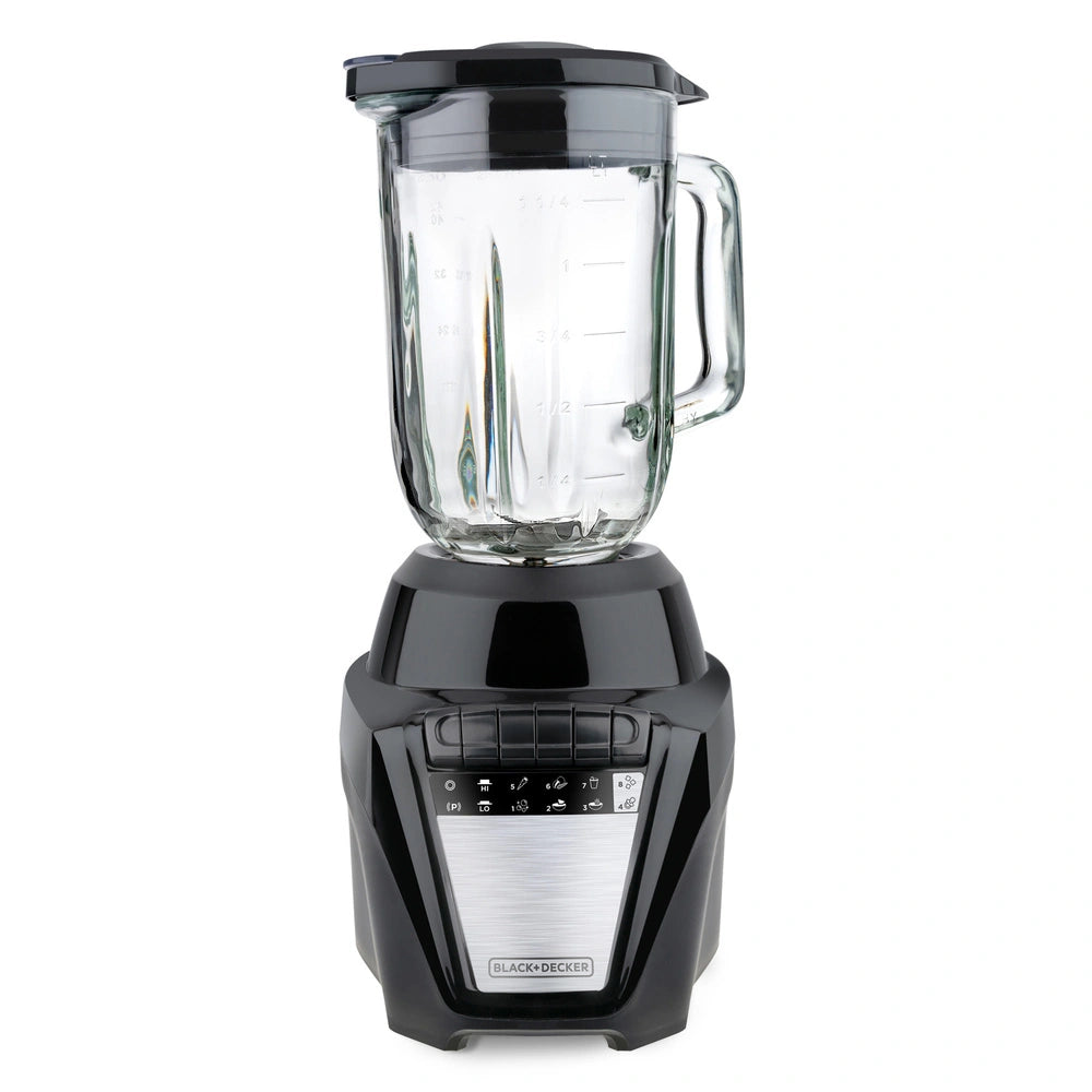 Black + Decker licuadora ice crush 1.5 lts jarra de vidrio negra - BL2209GBB-LA