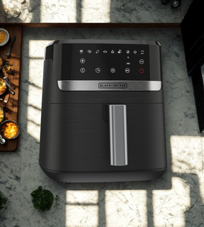 Black + Decker Freidora Aire PURIFRY™ 5.5L Dig Negra AFBD62-1BDLA
